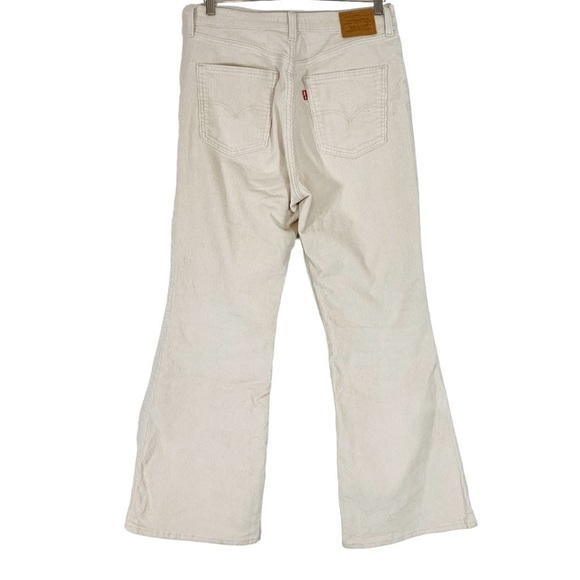 Levi’s High Waist Corduroy Flare Leg Pants Size 30 - Picture 3 of 9